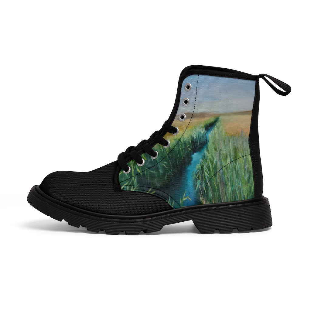 Brook & Valley Landscape  Men's Canvas Boots
