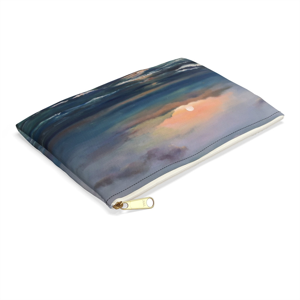 Ocean Sunset Accessory Pouch