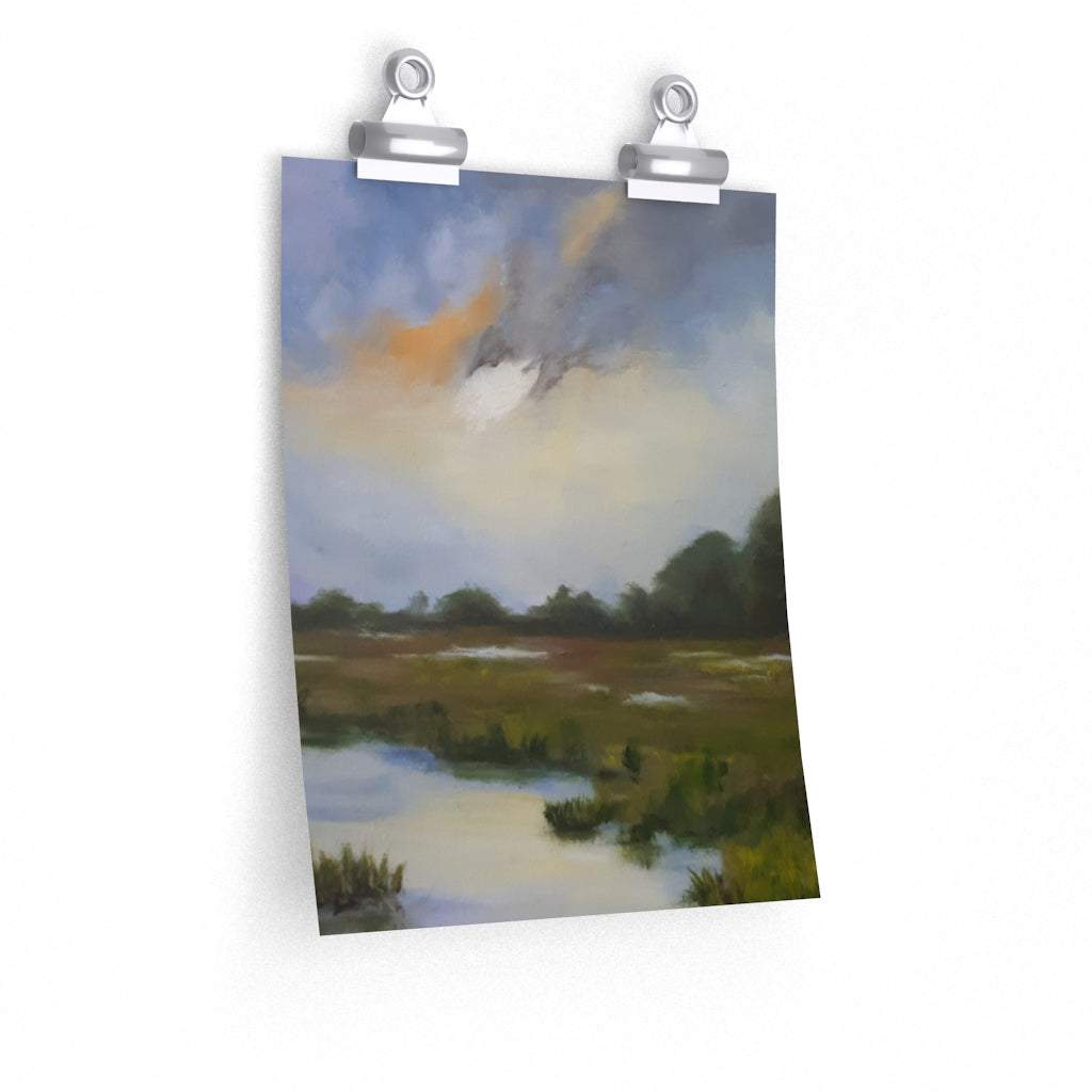 Impressionist Mash Landscape Poster