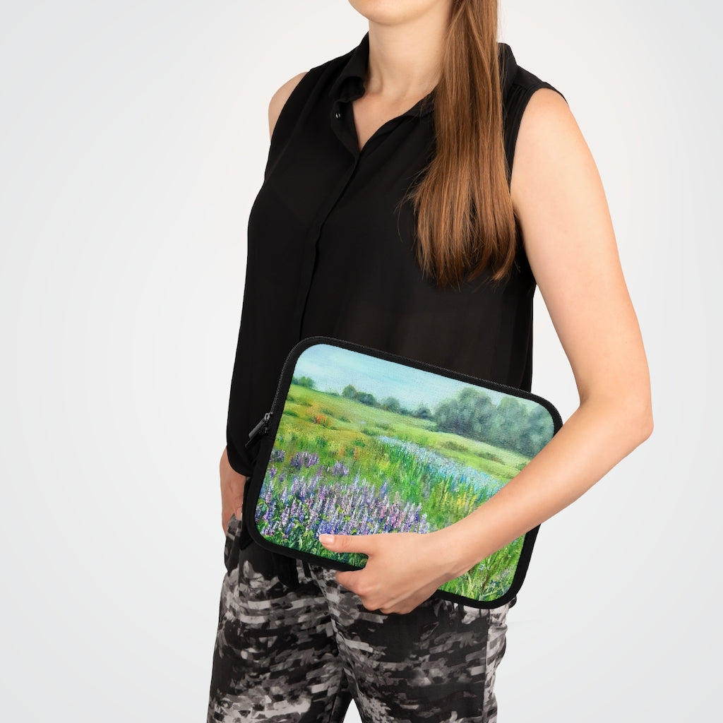 Lavender Field Laptop Sleeve
