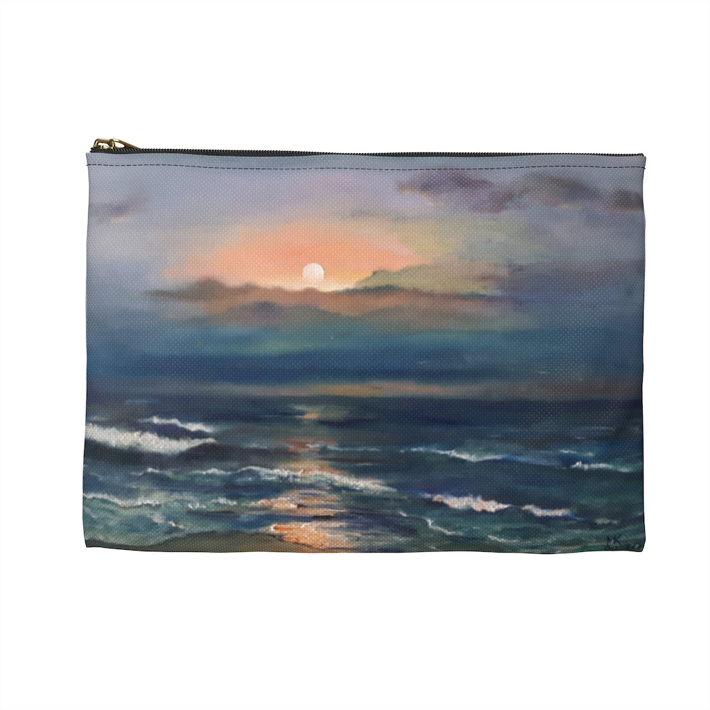 Ocean Sunset Accessory Pouch