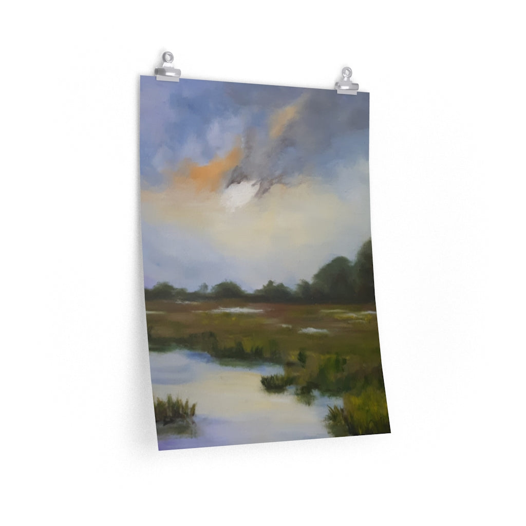 Impressionist Mash Landscape Poster