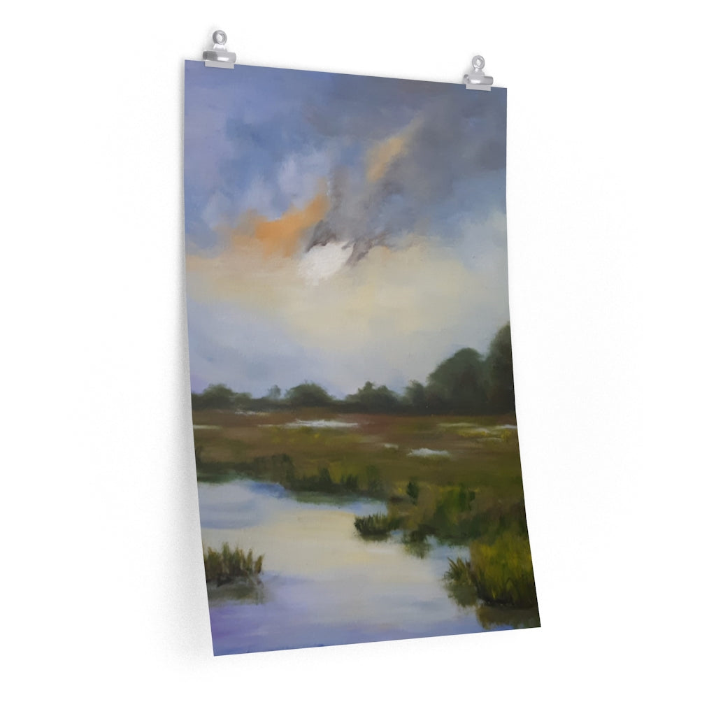 Impressionist Mash Landscape Poster