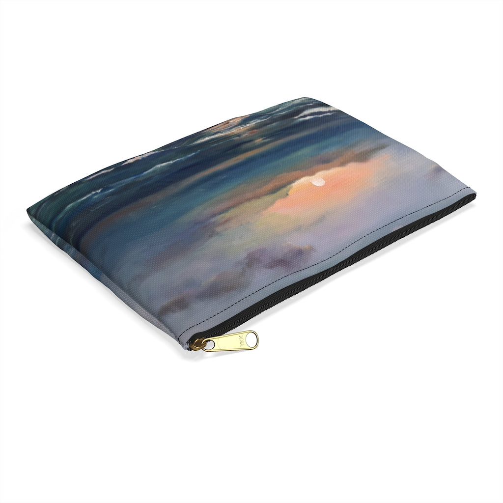 Ocean Sunset Accessory Pouch