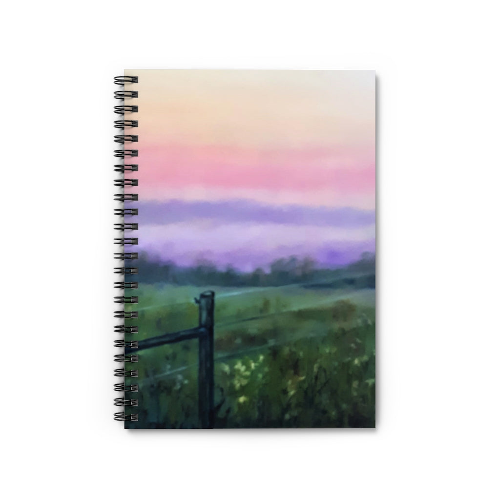 Pink Sky Spiral Notebook - Ruled Line