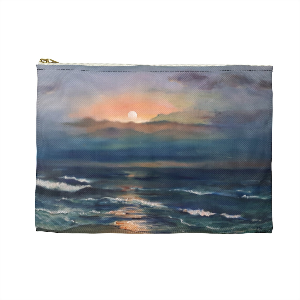 Ocean Sunset Accessory Pouch