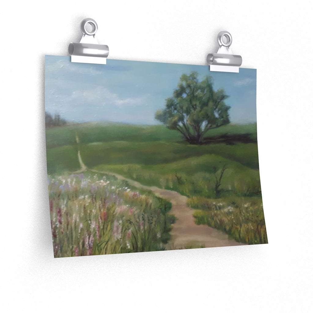 Hilly Patch Poster