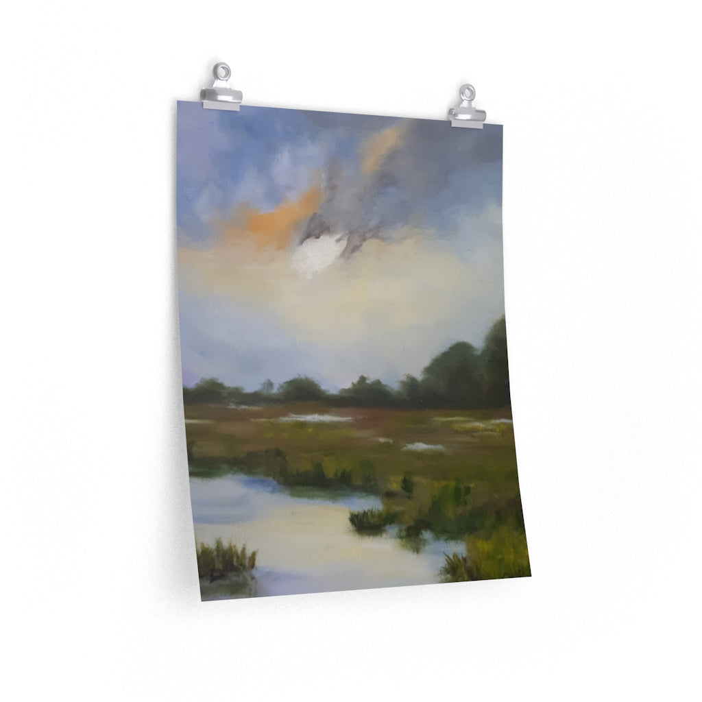 Impressionist Mash Landscape Poster