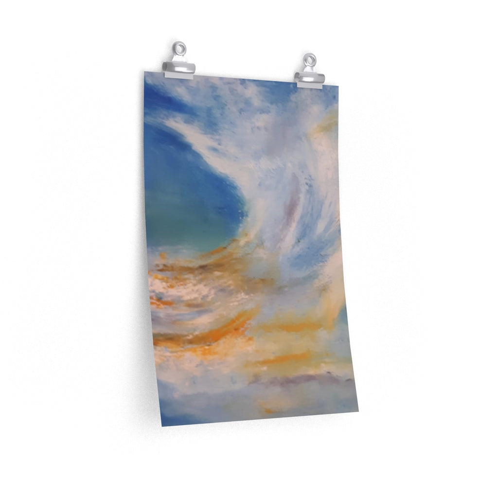 Impressionist Pitch Sky Poster