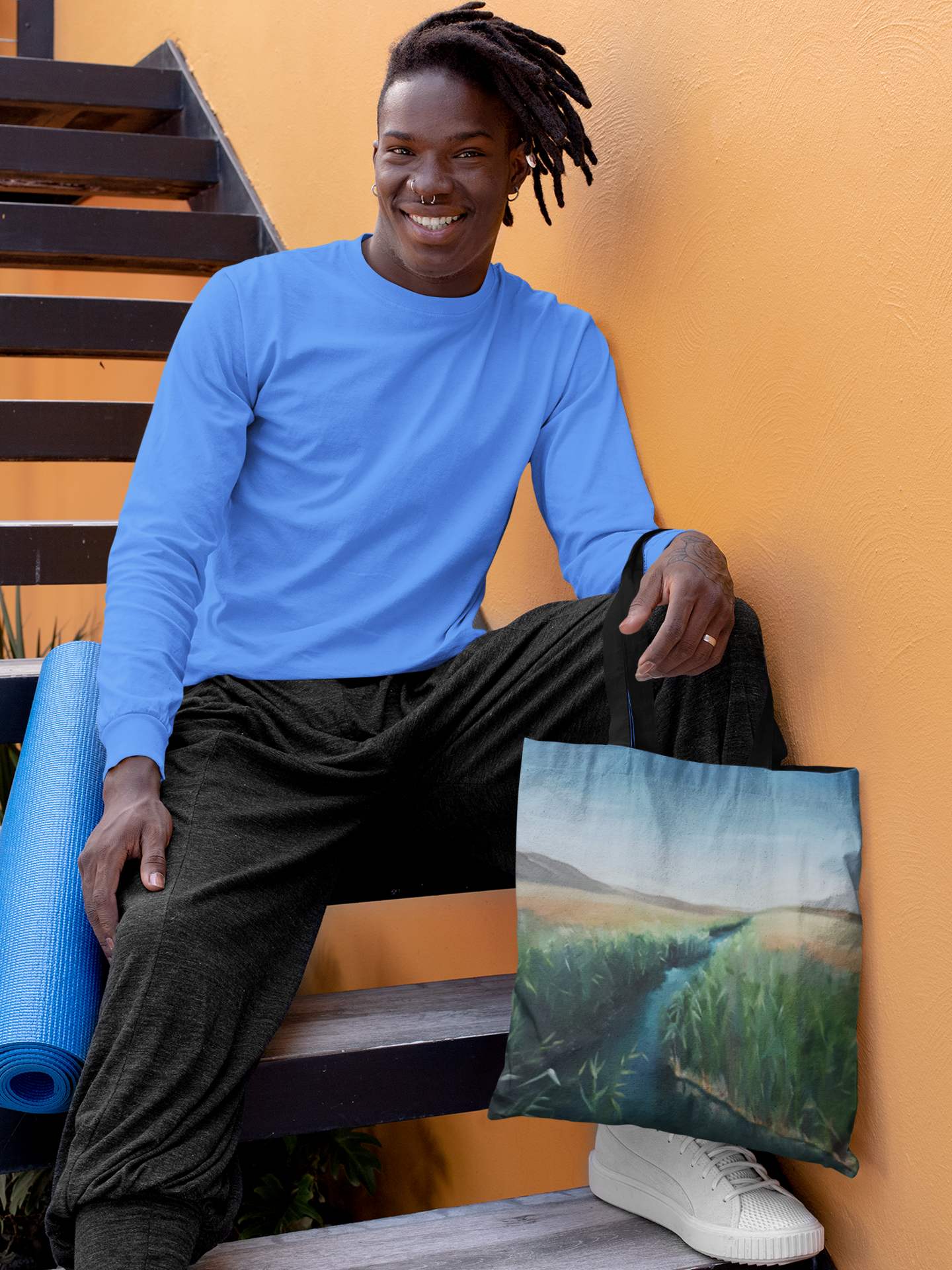 Brook & Valley Landscape Tote Bag