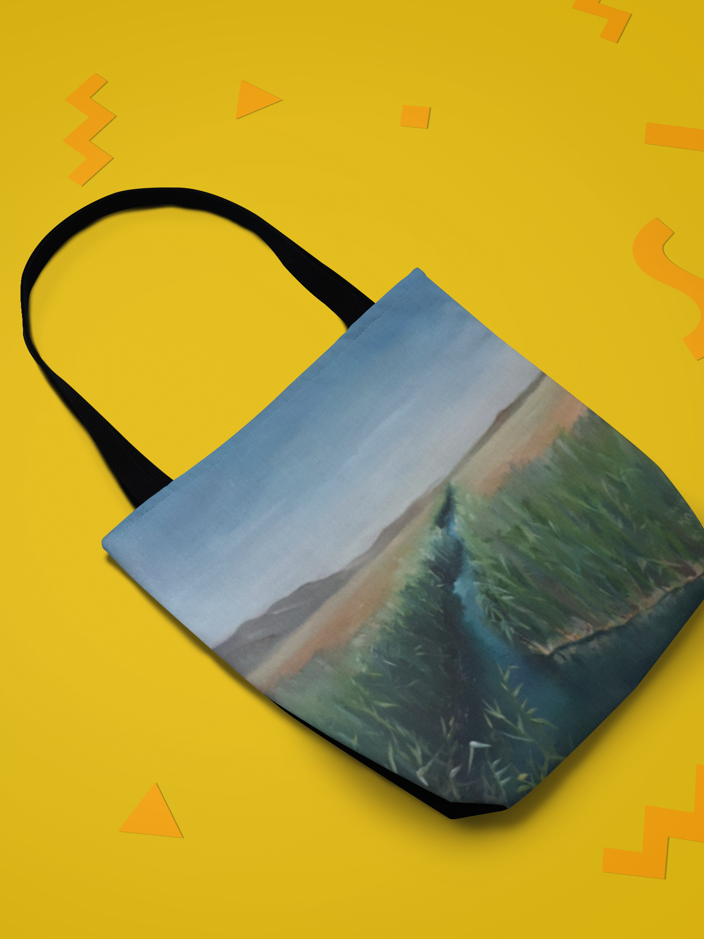 Brook & Valley Landscape Tote Bag