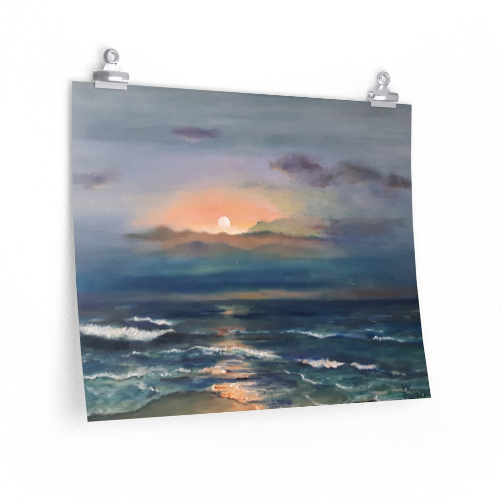 Red Sea Sunset Poster