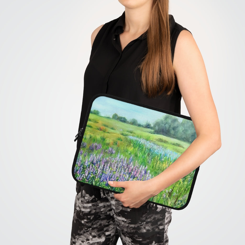 Lavender Field Laptop Sleeve
