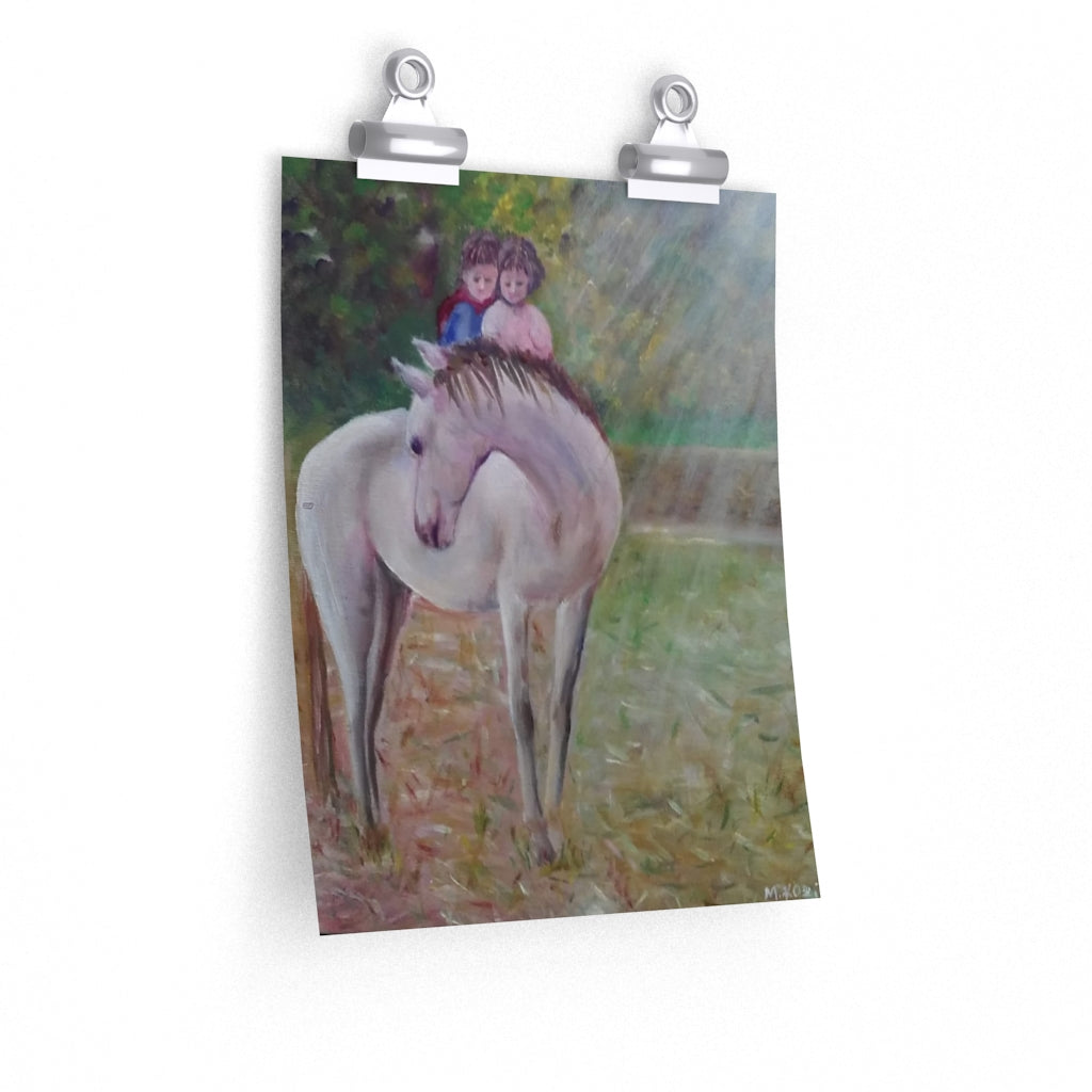 Horse-riding Girls Poster