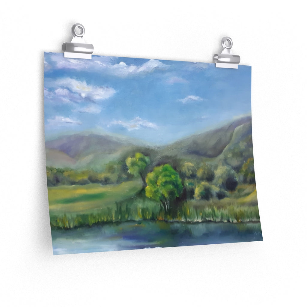 Mountainous  Landscape Poster