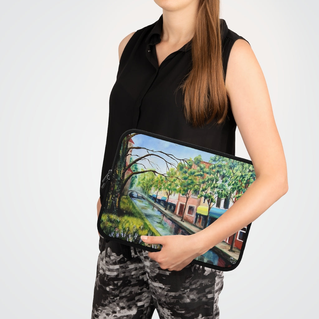 Amsterdam Canal Laptop Sleeve