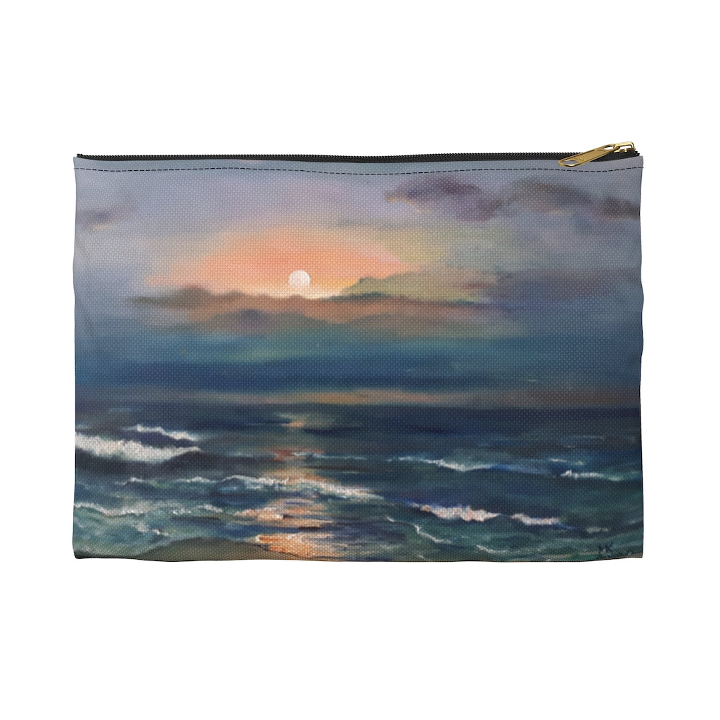 Ocean Sunset Accessory Pouch
