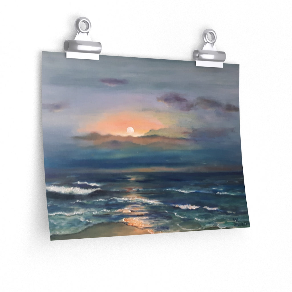 Red Sea Sunset Poster