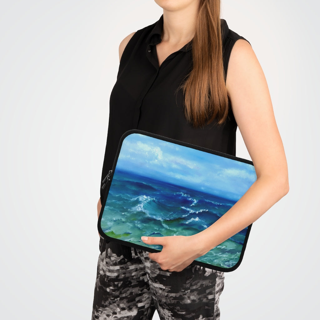 Surfers' Beach Laptop Sleeve