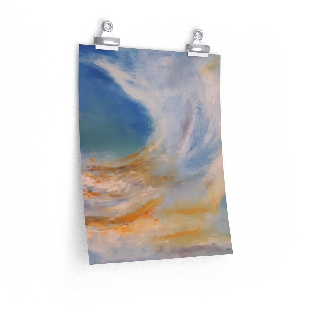 Impressionist Pitch Sky Poster