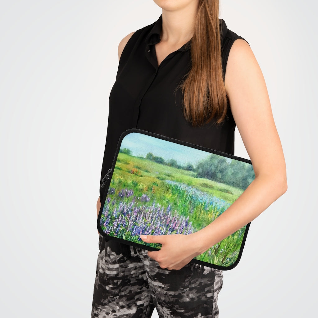 Lavender Field Laptop Sleeve