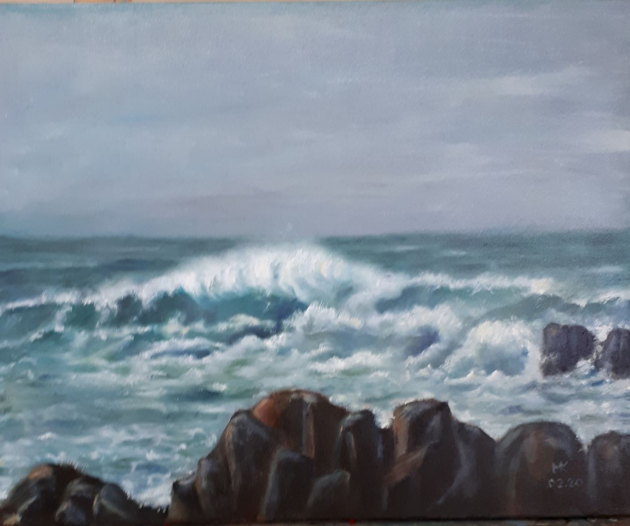 Raging Seascape