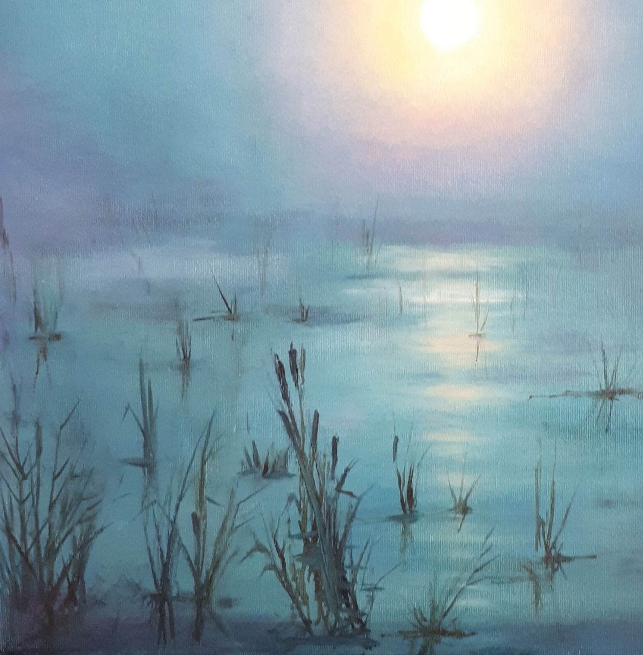 Foggy Sunset
