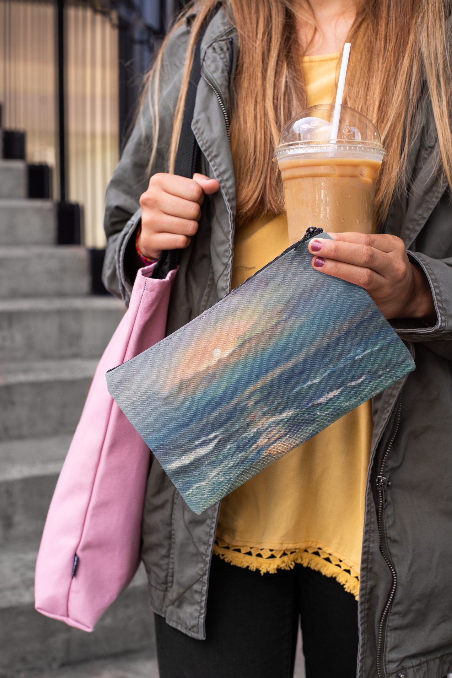 Ocean Sunset Accessory Pouch